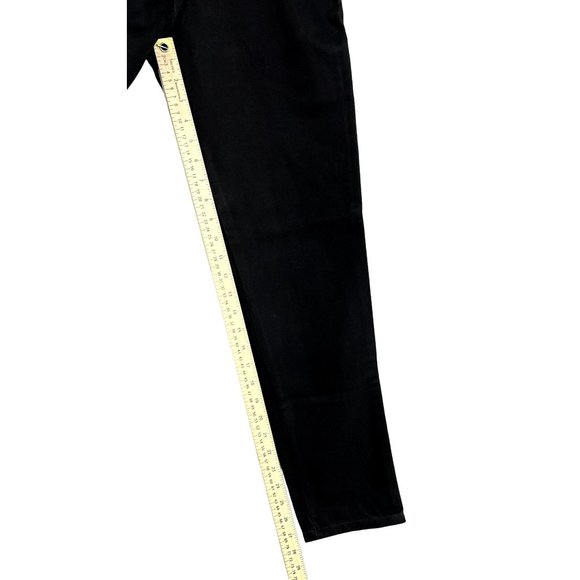 Bugle Boy Jeans Sz 2 Y2K High Rise Slim Fit Black Pant NWT - Picture 5 of 13